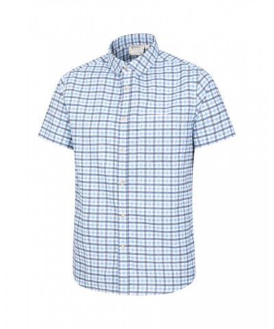 Mens Easy Care Shirt Blue $20.99 Tops