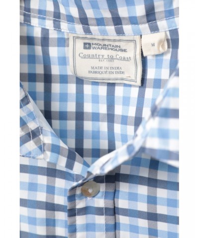 Mens Easy Care Shirt Blue $20.99 Tops