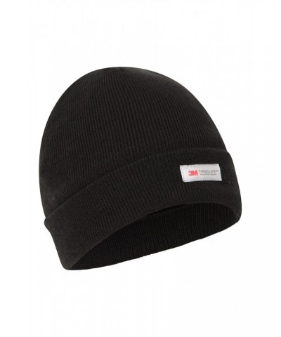 Kids Thinsulate Knitted Beanie Black $13.33 Accessories