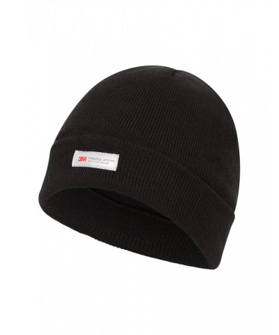 Kids Thinsulate Knitted Beanie Black $13.33 Accessories