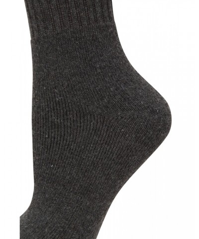 Womens Outdoor Socks 6-Pack Black $13.74 Accessories