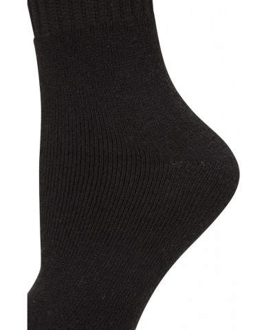 Womens Outdoor Socks 6-Pack Black $13.74 Accessories