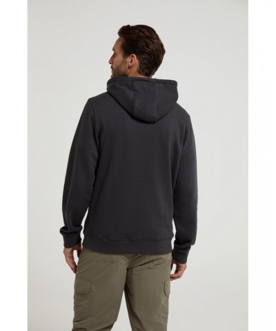 Sunset Mens Graphic Hoodie Charcoal $19.79 Tops