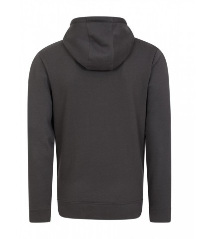 Sunset Mens Graphic Hoodie Charcoal $19.79 Tops