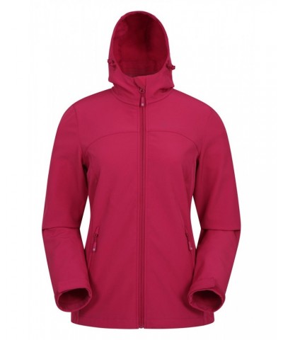 Exodus Womens Water Resistant Softshell Jacket Berry $37.79 Jackets