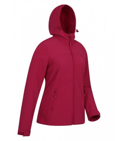 Exodus Womens Water Resistant Softshell Jacket Berry $37.79 Jackets