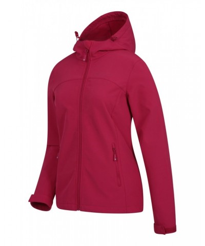 Exodus Womens Water Resistant Softshell Jacket Berry $37.79 Jackets