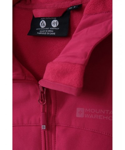 Exodus Womens Water Resistant Softshell Jacket Berry $37.79 Jackets