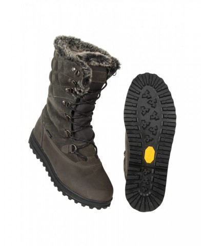 Vostock Womens Snow Boots Grey $53.99 Footwear