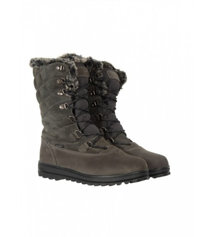 Vostock Womens Snow Boots Grey $53.99 Footwear