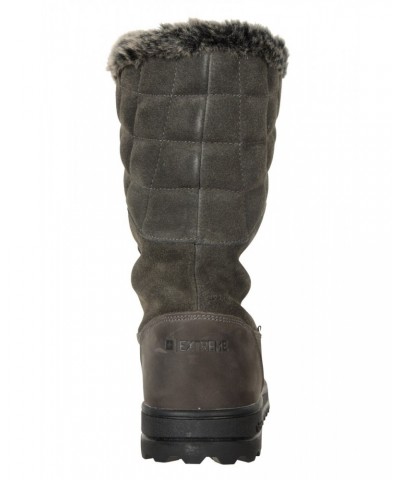 Vostock Womens Snow Boots Grey $53.99 Footwear