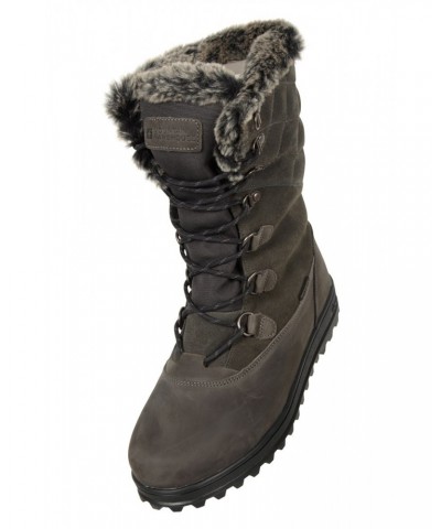 Vostock Womens Snow Boots Grey $53.99 Footwear