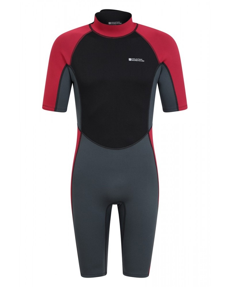 Shorty Mens 2.5/2mm Wetsuit Grey $25.85 Swimwear