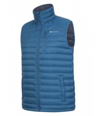 Henry II Extreme Mens Down Vest Light Blue $42.39 Jackets