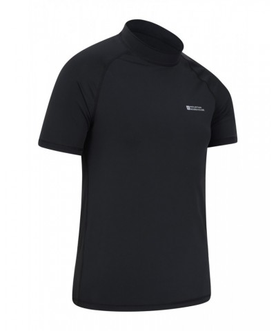 Mens UV Rash Guard Jet Black $13.99 Swimwear