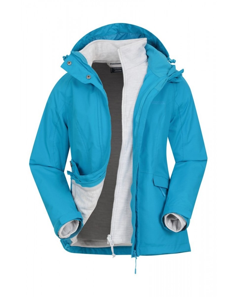 Thunderstorm 3-in-1 Womens Jacket Bright Blue $37.60 Jackets