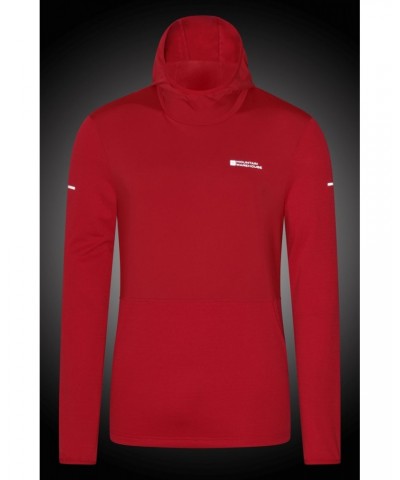 Speed Mens Running Hoodie Red $15.20 Tops