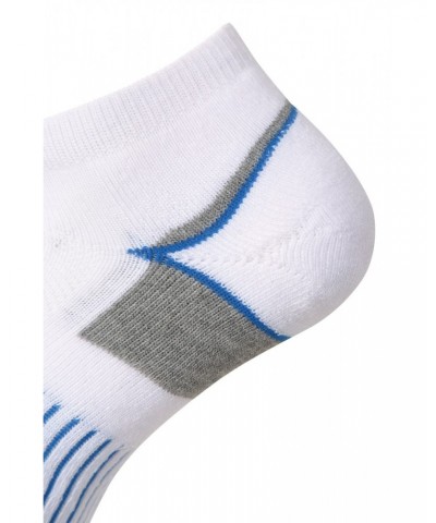 Isocool Performance Mens Trainer Socks 3-Pack White $12.18 Active