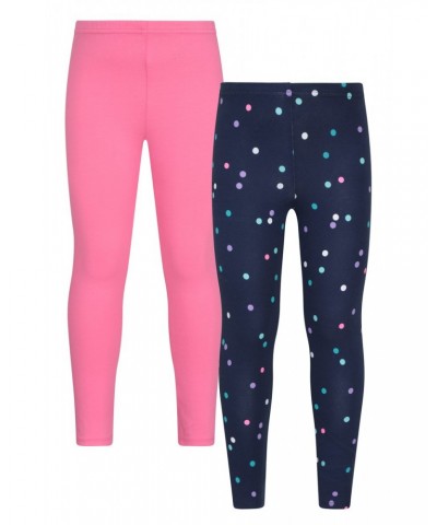 Patterned Casual Kids Leggings Multipack Navy $10.39 Active