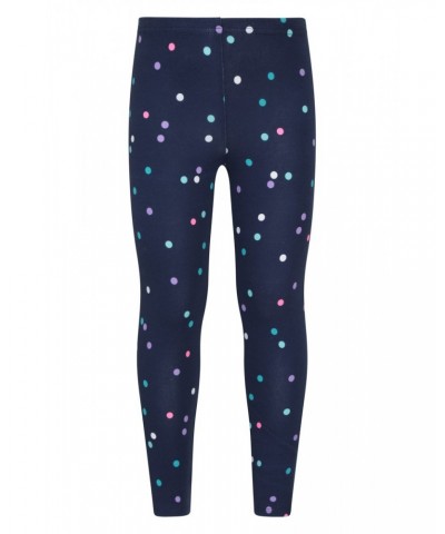 Patterned Casual Kids Leggings Multipack Navy $10.39 Active