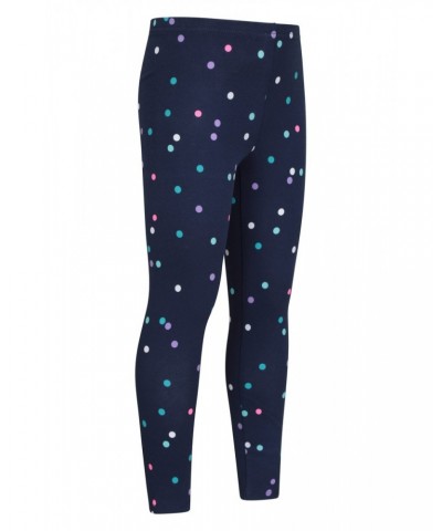 Patterned Casual Kids Leggings Multipack Navy $10.39 Active