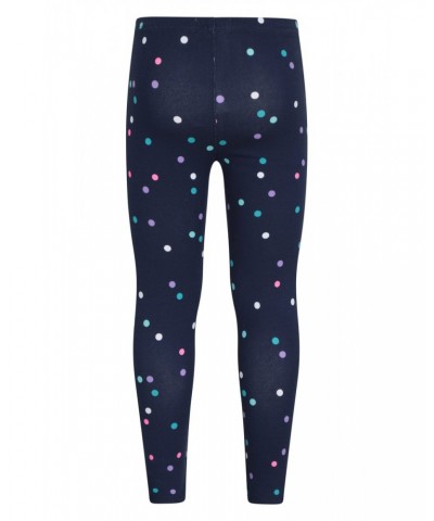 Patterned Casual Kids Leggings Multipack Navy $10.39 Active