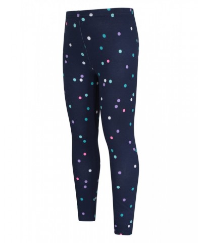 Patterned Casual Kids Leggings Multipack Navy $10.39 Active