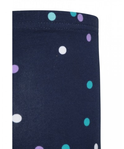 Patterned Casual Kids Leggings Multipack Navy $10.39 Active