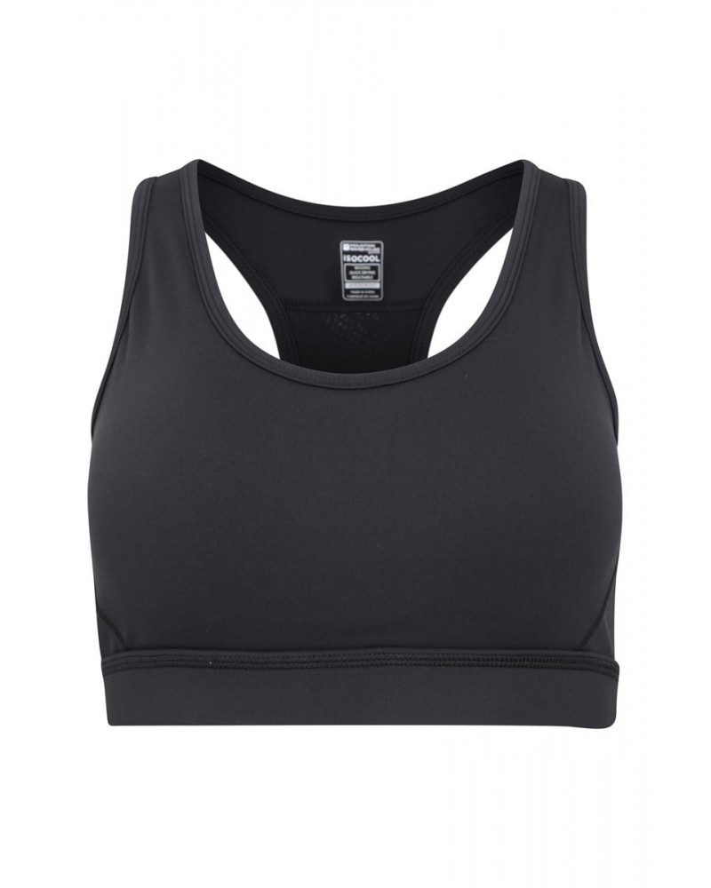 Blackout Womens Sports Bra Jet Black $15.59 Active