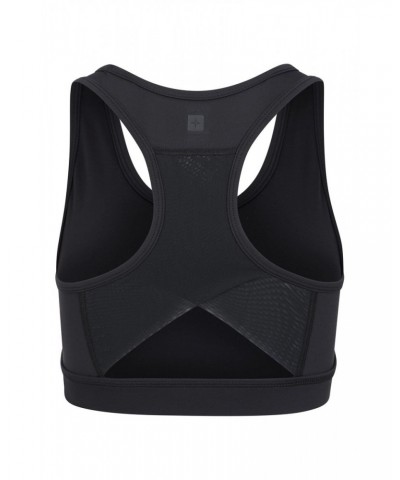 Blackout Womens Sports Bra Jet Black $15.59 Active