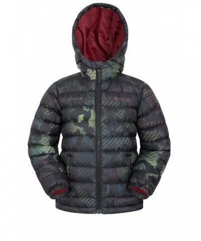 Seasons Printed Kids Insulated Jacket Jet Black $26.99 Jackets