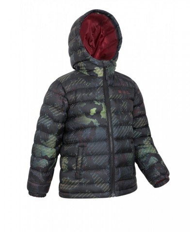 Seasons Printed Kids Insulated Jacket Jet Black $26.99 Jackets