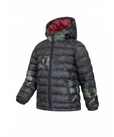 Seasons Printed Kids Insulated Jacket Jet Black $26.99 Jackets