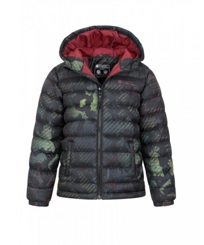 Seasons Printed Kids Insulated Jacket Jet Black $26.99 Jackets