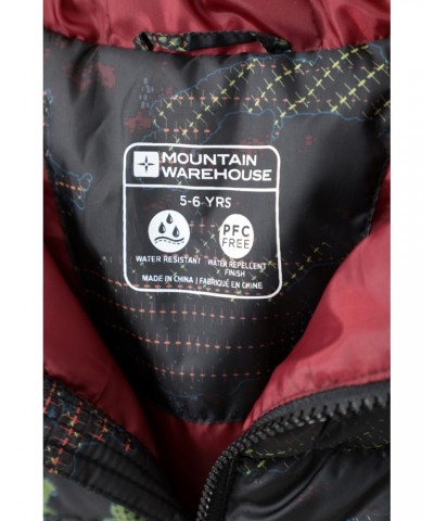 Seasons Printed Kids Insulated Jacket Jet Black $26.99 Jackets