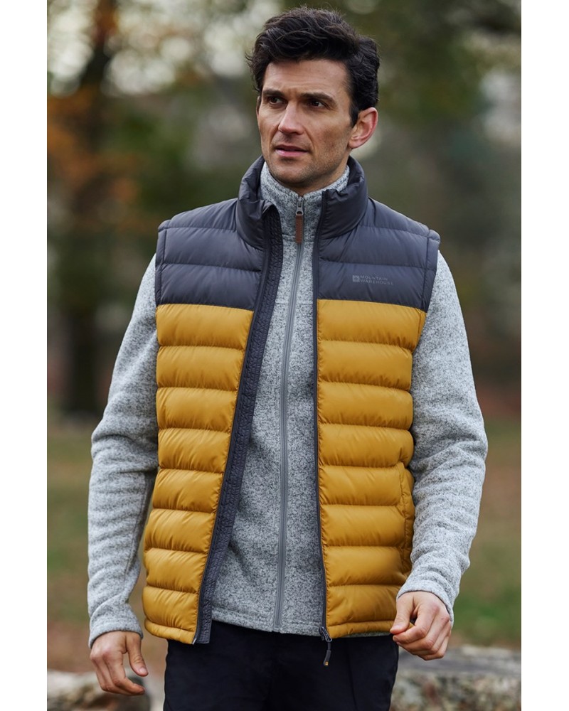 Seasons Mens Insulated Vest Mustard $18.80 Jackets