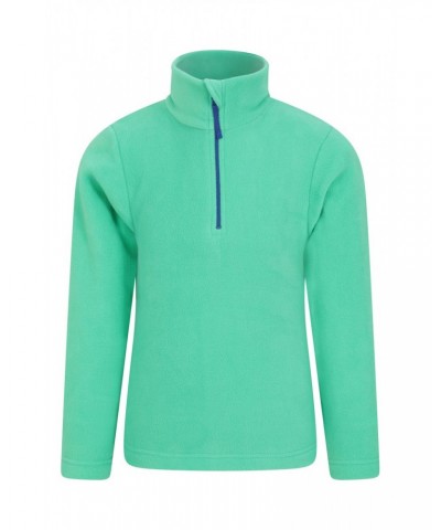 Camber II Kids Half-Zip Fleece Dark Green $11.39 Fleece