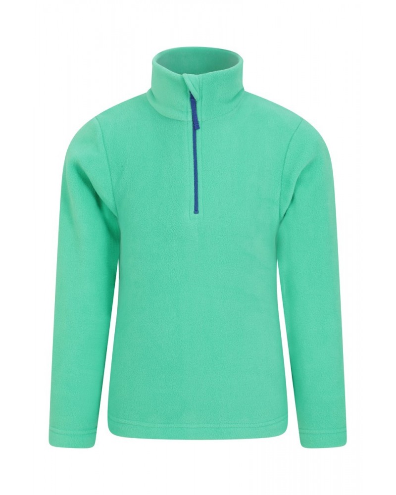 Camber II Kids Half-Zip Fleece Dark Green $11.39 Fleece