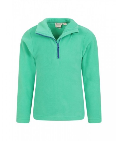 Camber II Kids Half-Zip Fleece Dark Green $11.39 Fleece