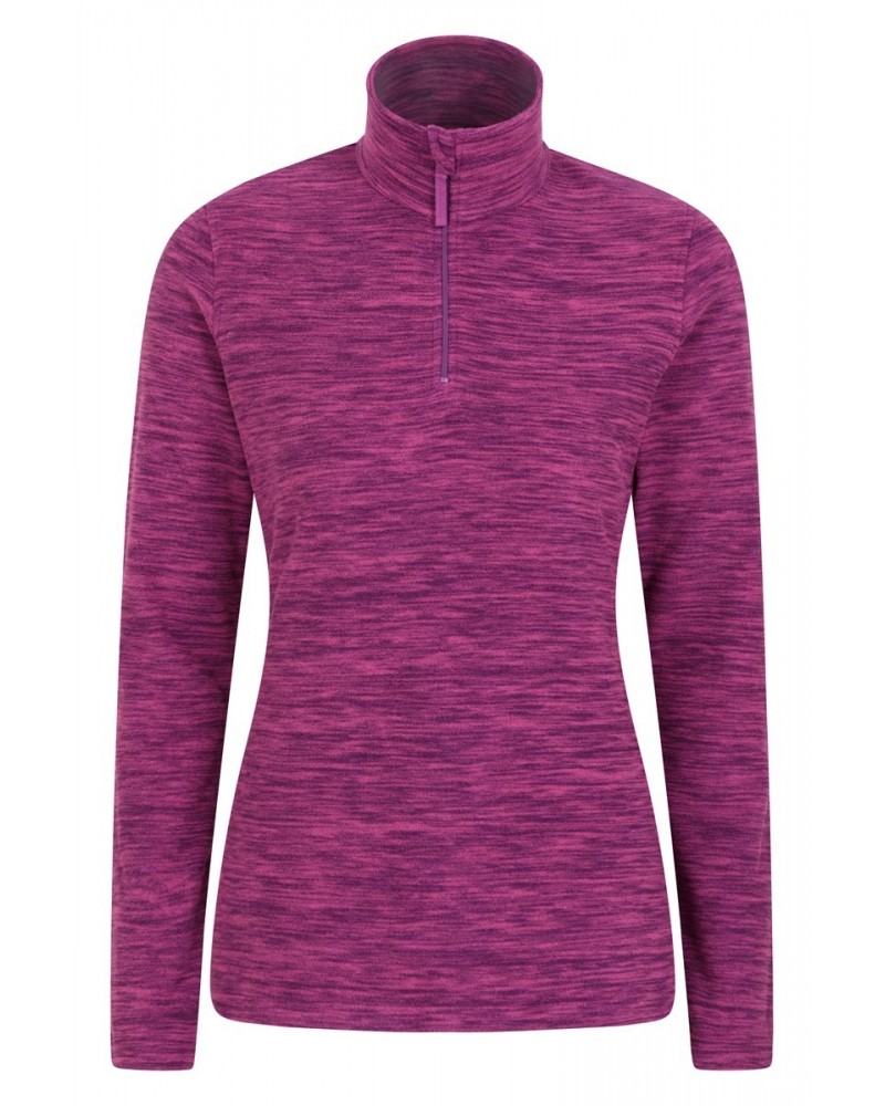 Snowdon Melange Womens Fleece Grape $14.03 Fleece