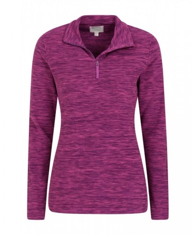 Snowdon Melange Womens Fleece Grape $14.03 Fleece