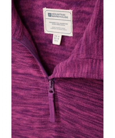 Snowdon Melange Womens Fleece Grape $14.03 Fleece