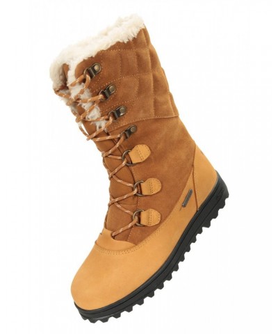 Vostock Womens Snow Boots Brown $48.00 Footwear