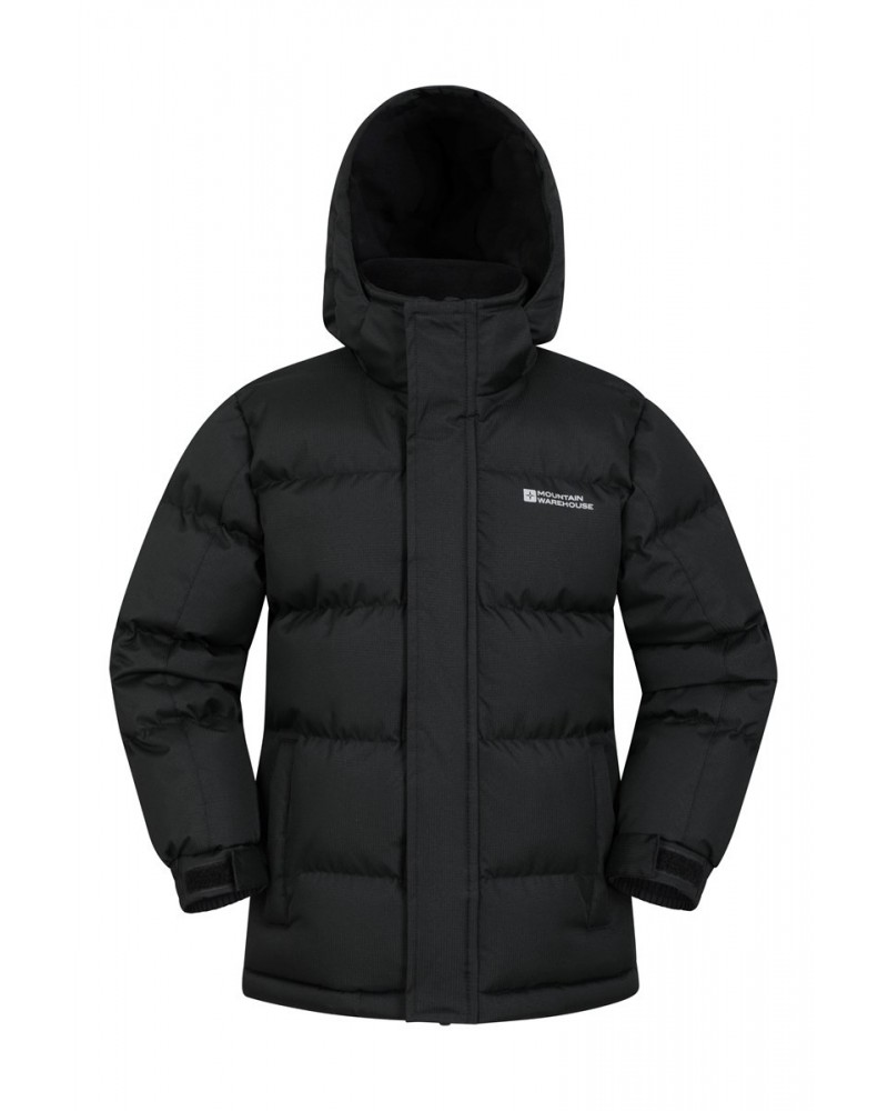 Snow II Kids Water Resistant Insulated Jacket Black $26.65 Jackets