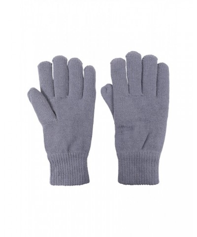 Thinsulate Mens Knitted Gloves Blue $14.74 Accessories