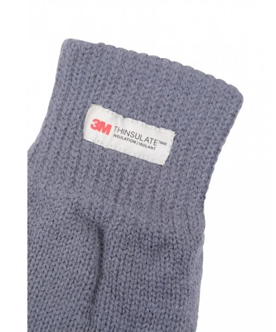 Thinsulate Mens Knitted Gloves Blue $14.74 Accessories