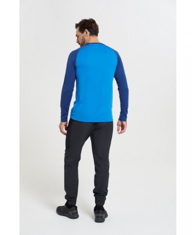 Endurance Mens Long Sleeved Top Blue $12.09 Active