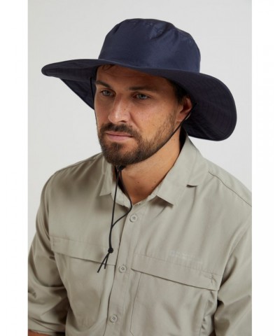 Travel Anti-Mosquito Mens Brim Hat Navy $21.59 Accessories