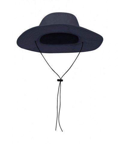 Travel Anti-Mosquito Mens Brim Hat Navy $21.59 Accessories