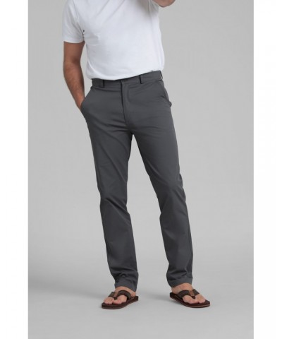 Adventure Mens Water Resistant Chino Pants Charcoal $25.49 Pants